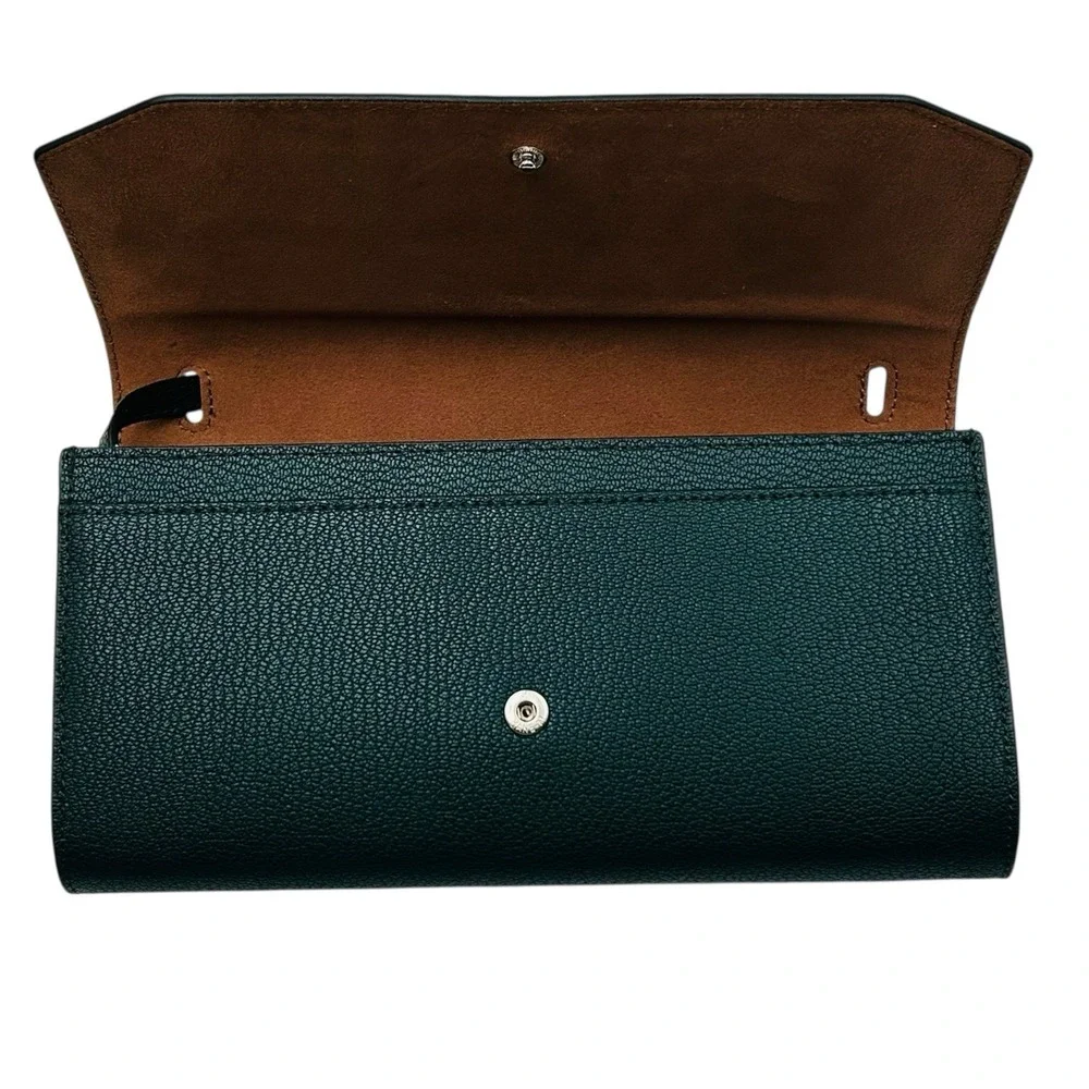 ORYANY Women's Leather Mandy Gift Set Crossbody & Removable Card Case Deep Green